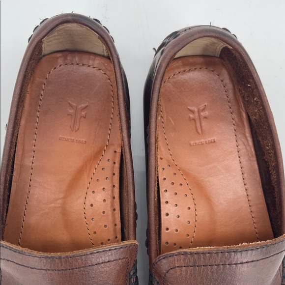 Frye Lewis Venetian Leather Loafers Men Size 9.5 main image 12